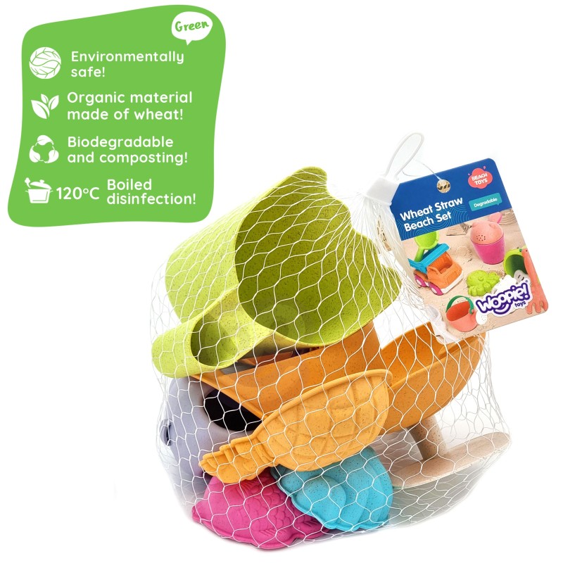 Sada Hračiek do Piesku s Pazúrikmi 7 ks. Woopie Green