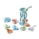 Sada Hračiek do Piesku s Mlynčekom a Krhličkou 10 Dielov Woopie Green