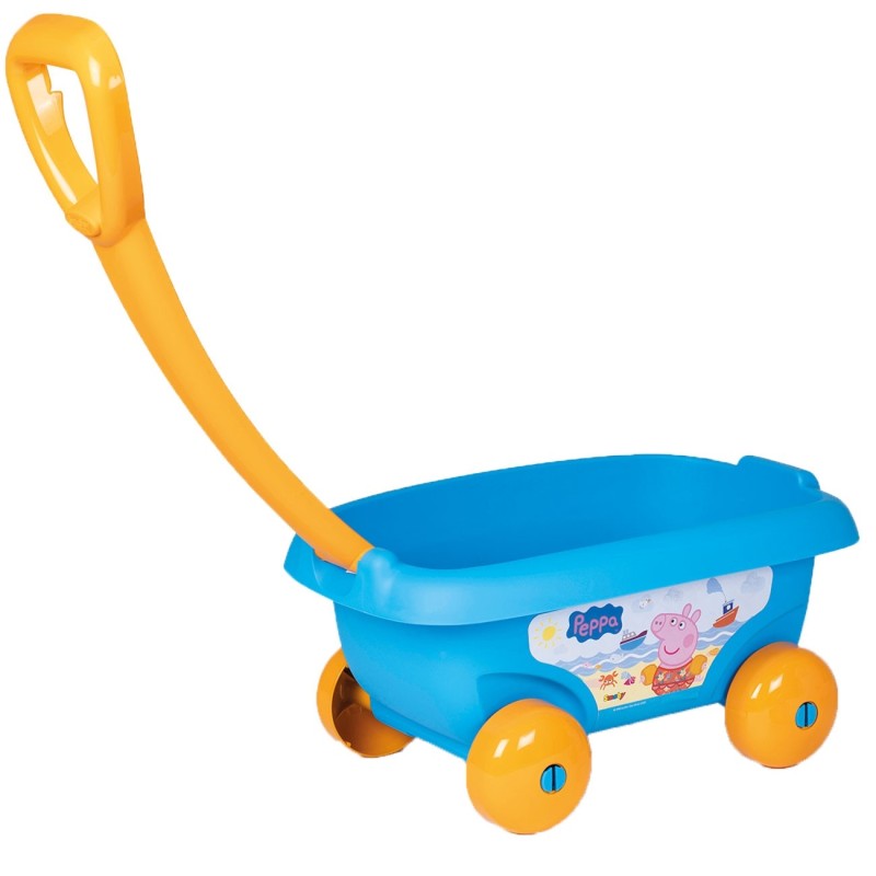 SMOBY Peppa Pig Vozík s Vedrom a Príslušenstvom do Piesku