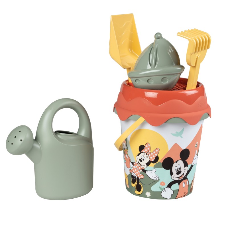 SMOBY GREEN Mickey Mouse Sada Hračiek do Piesku z Bioplastu