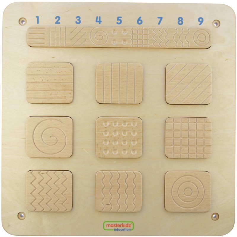 Masterkidz Senzorická Tabuľa - Rozpoznávanie Textúr Povrchu