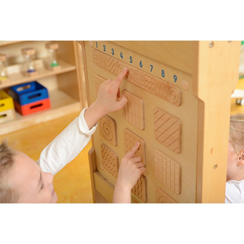 Masterkidz Senzorická Tabuľa - Rozpoznávanie Textúr Povrchu