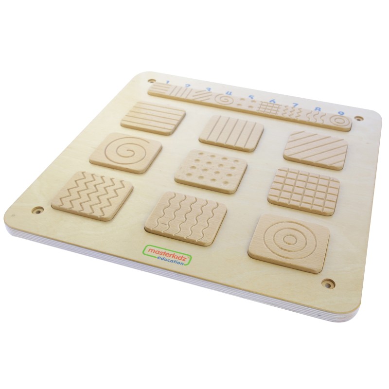 Masterkidz Senzorická Tabuľa - Rozpoznávanie Textúr Povrchu
