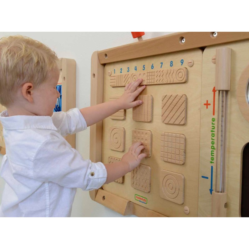 Masterkidz Senzorická Tabuľa - Rozpoznávanie Textúr Povrchu