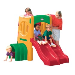 Detské Ihrisko s Dvojitou Šmykľavkou Little Tikes