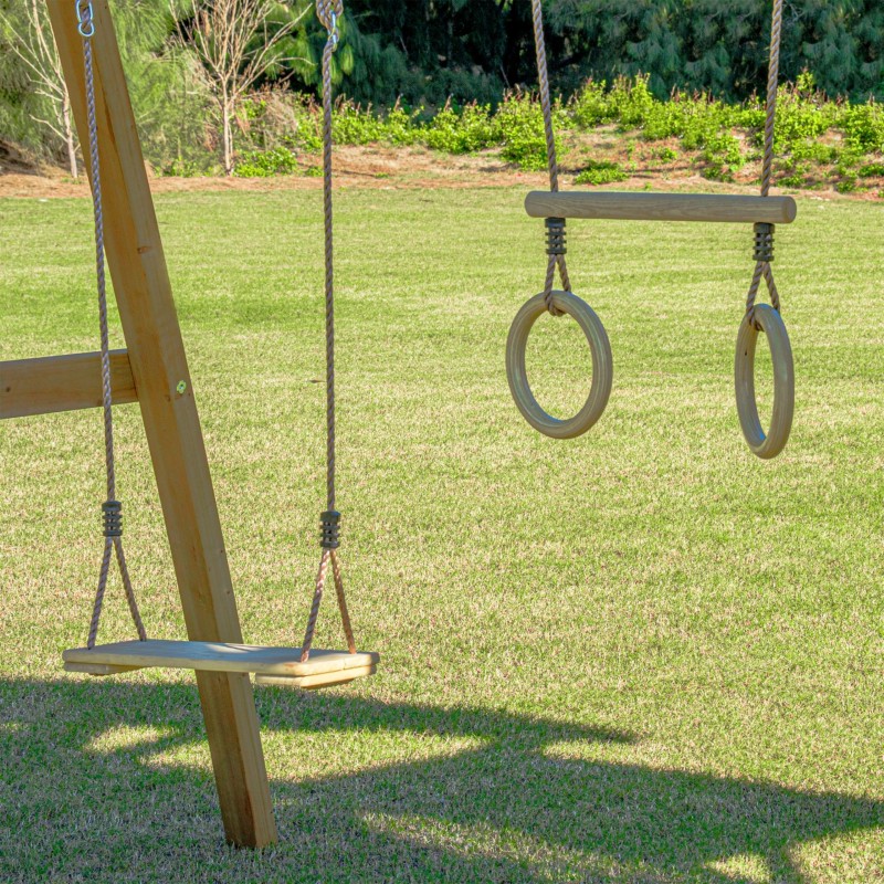 AXI Mitch - Veľké Detské Ihrisko so Šmykľavkou, Lezeckou Stenou a Vežou