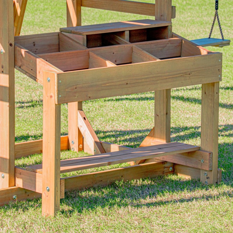 AXI Mitch - Veľké Detské Ihrisko so Šmykľavkou, Lezeckou Stenou a Vežou