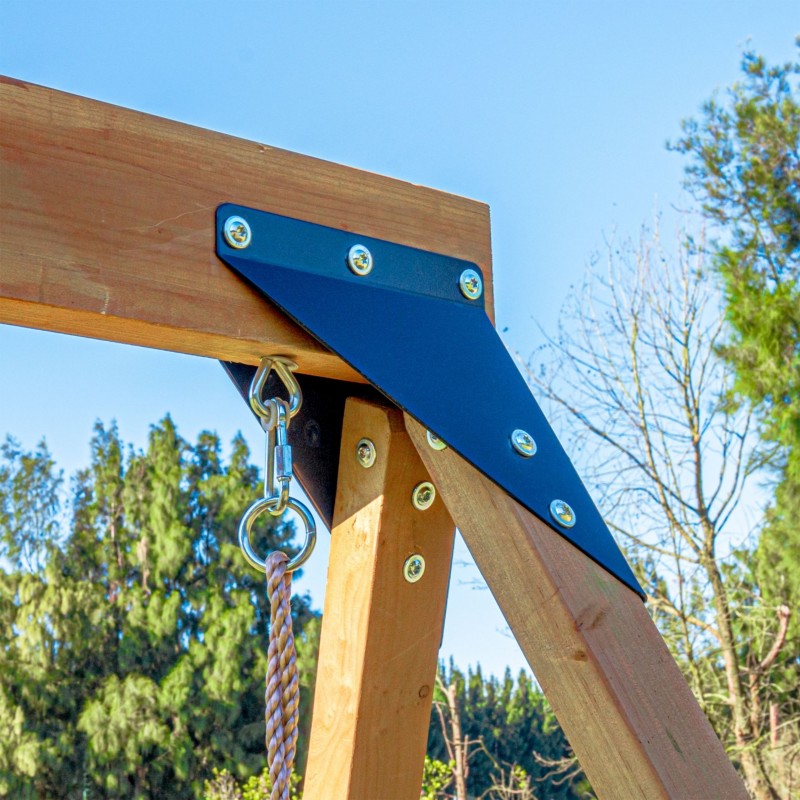 AXI Mitch - Veľké Detské Ihrisko so Šmykľavkou, Lezeckou Stenou a Vežou