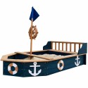 AXI Drevené pieskovisko Pirátska loď Doris – Úložný priestor 153cm