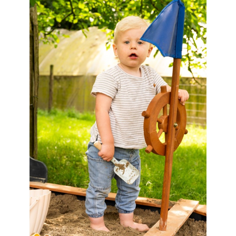 AXI Drevené pieskovisko Pirátska loď Doris – Úložný priestor 153cm