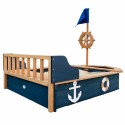 AXI Drevené pieskovisko Pirátska loď Doris – Úložný priestor 153cm