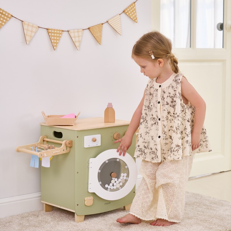 VIGA PolarB Drevená Práčka s Príslušenstvom