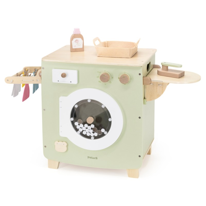 VIGA PolarB Drevená Práčka s Príslušenstvom