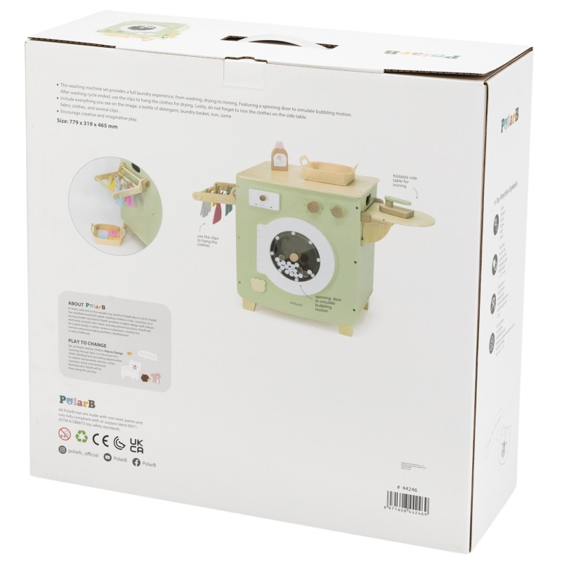 VIGA PolarB Drevená Práčka s Príslušenstvom