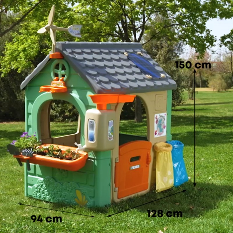 FEBER Domek ogrodowy Recycle Eco Segregacja Odpadów Zielona Energia