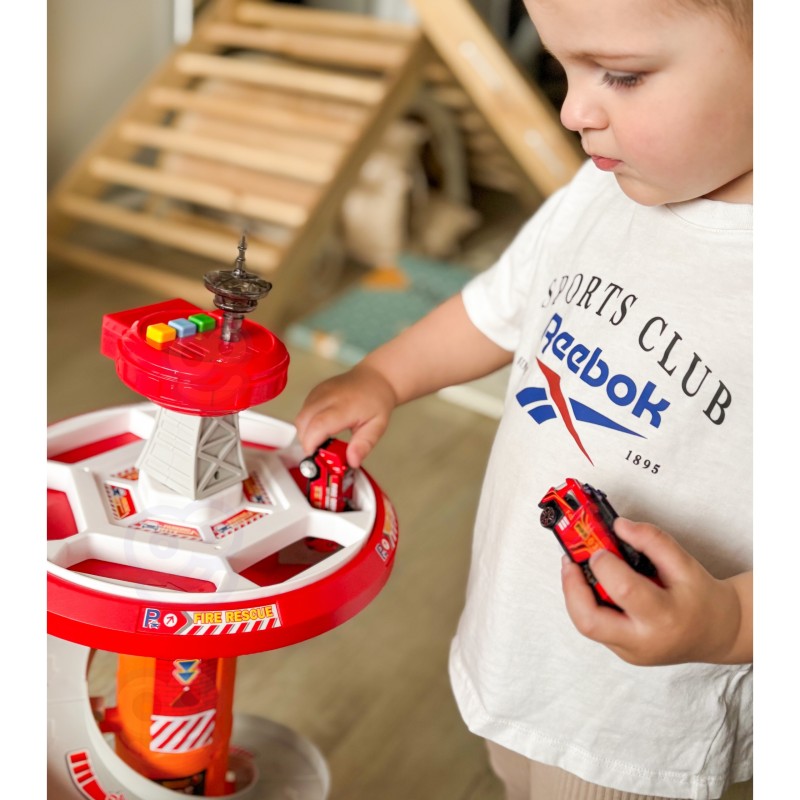 WOOPIE Tor Spirala Garaż dla Samochodzików 3 szt.