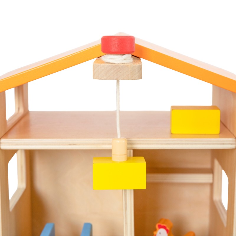 VIGA Drevená Farma so Záhradkou a Traktorom 21 Dielov