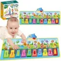WOOPIE Hudobná Dino Podložka XXL 2v1 Piano 8 Melódii 110cm