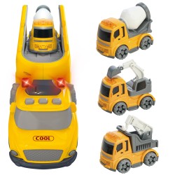 WOOPIE Veľká Žltá Odťahovka s Vozidlami City Truck