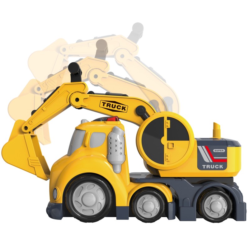 WOOPIE Bager City Truck - Svetelné a Zvukové Efekty