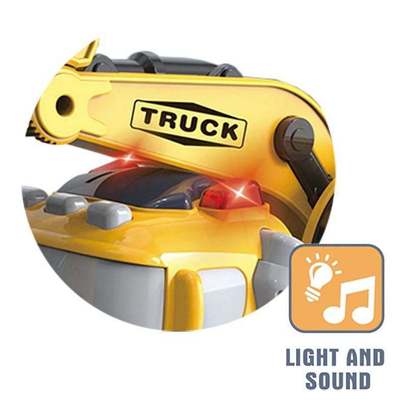 WOOPIE Bager City Truck - Svetelné a Zvukové Efekty