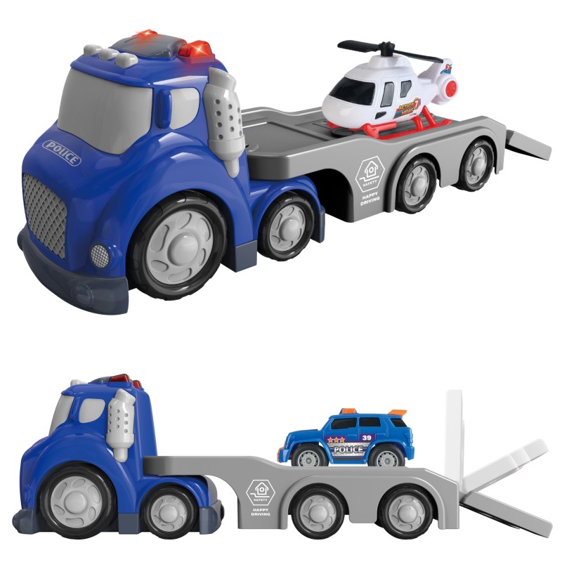 WOOPIE Modrá Odťahovka City Truck - Policajné Vozidlá