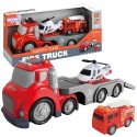 WOOPIE Červená Odťahovka City Truck - Hasičské Vozidlá