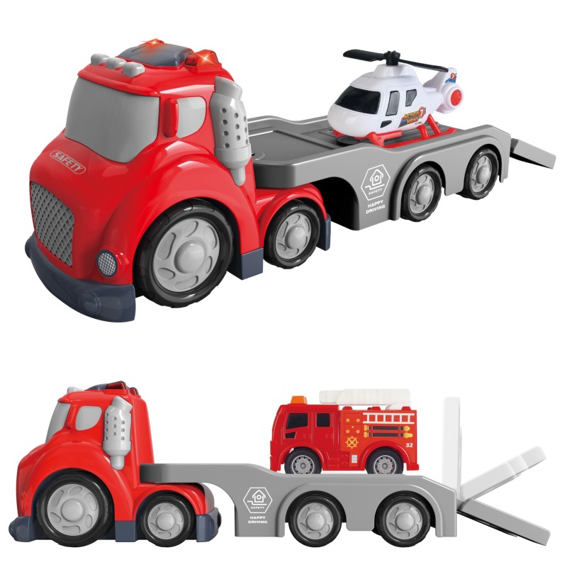 WOOPIE Červená Odťahovka City Truck - Hasičské Vozidlá