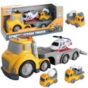 WOOPIE Žltá Odťahovka City Truck Svetelné a Zvukové Efekty