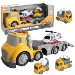 WOOPIE Žltá Odťahovka City Truck Svetelné a Zvukové Efekty
