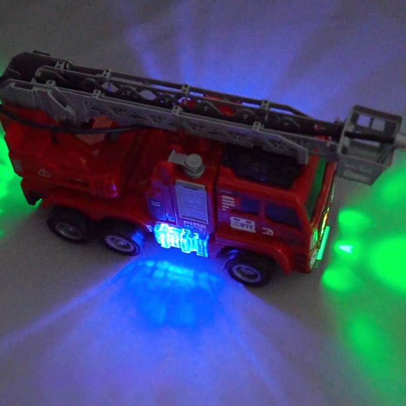 WOOPIE Interaktívne Hasičské Auto s Pohyblivým Rebríkom