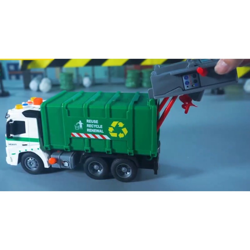 WOOPIE Interaktívne Smetiarske Auto Model Skala 1:16