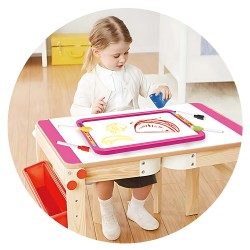 WOOPIE Magnetická a Suchá Tabuľa 3v1 - Maľovanie Svetlom