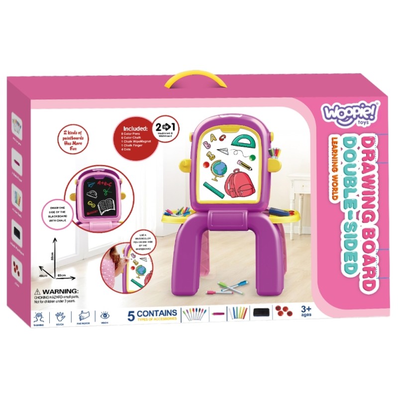 Woopie Obojstranná Tabuľa na Maľovanie 2v1