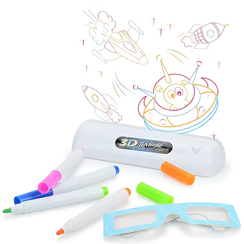 WOOPIE Magnetická 3D LED Tabuľa na Kreslenie