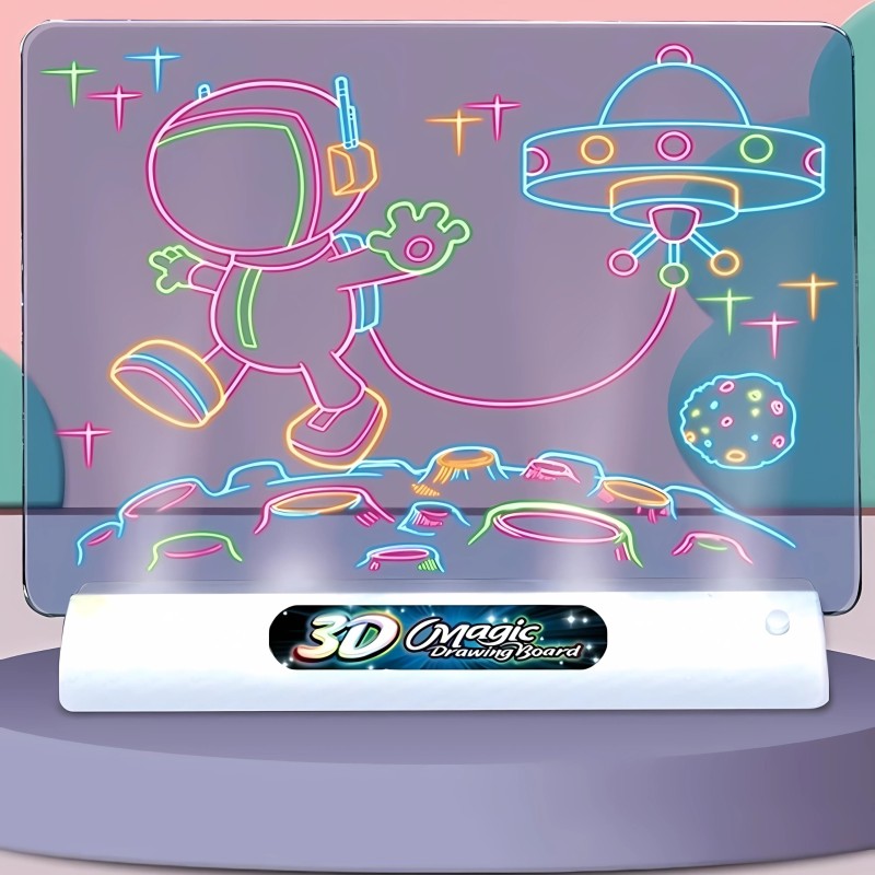 WOOPIE Magnetická 3D LED Tabuľa na Kreslenie