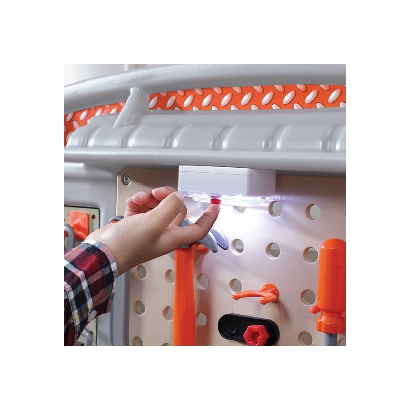 STEP2 Veľká Dielňa pre Deti s Osvetlením a Príslušenstvom 42 ks