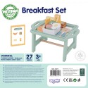 WOOPIE GREEN Pastelová Raňajková Súprava s Podnosom