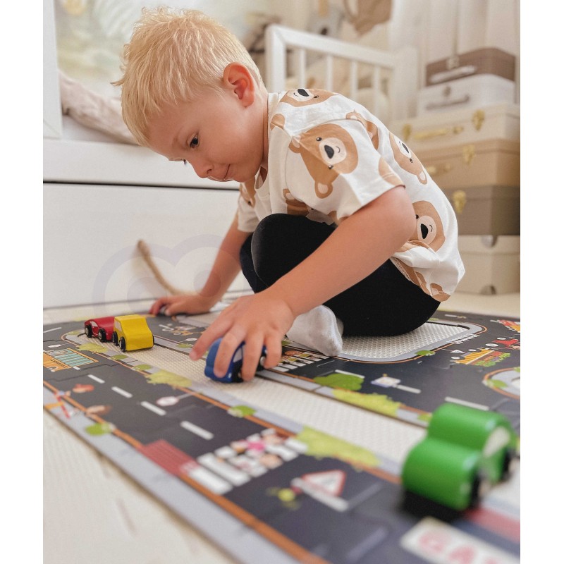 WOOPIE GREEN Puzzle Maketa Cesty 21 ks. Certifikát FSC