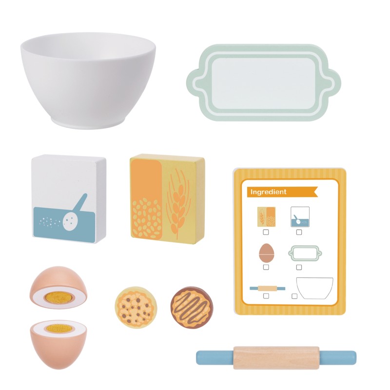 WOOPIE GREEN Drevený Kuchynský Mixér s Príslušenstvom 11 el.