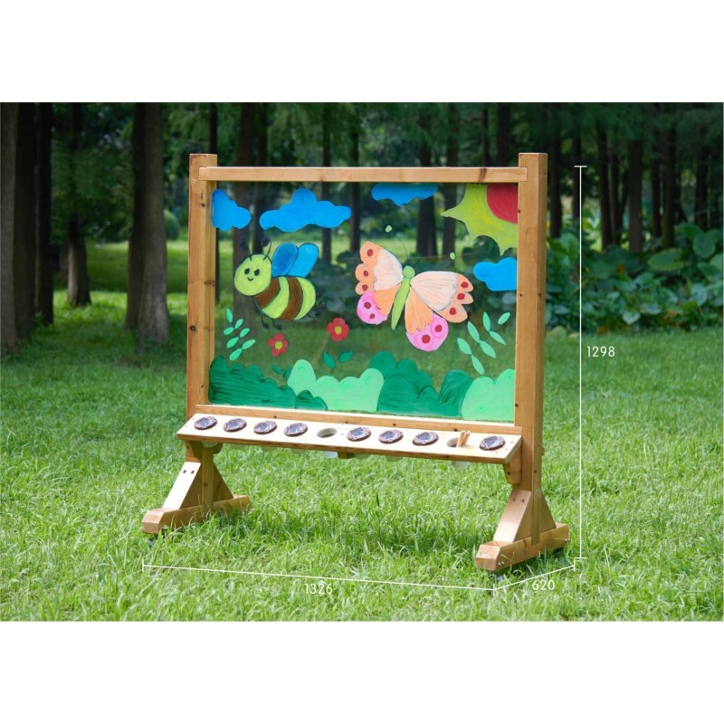 MASTERKIDZ Transparentná Akrylová Tabuľa na Maľovanie