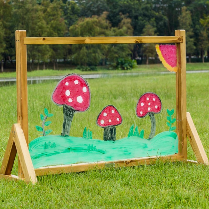 MASTERKIDZ Transparentná Tabuľa na Maľovanie