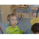 MASTERKIDZ Ogromna Drewniana Sztaluga Okienna Do Malowania