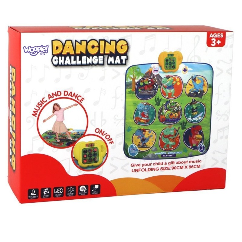 WOOPIE Dino Hudobná Podložka - Tanečná Hra