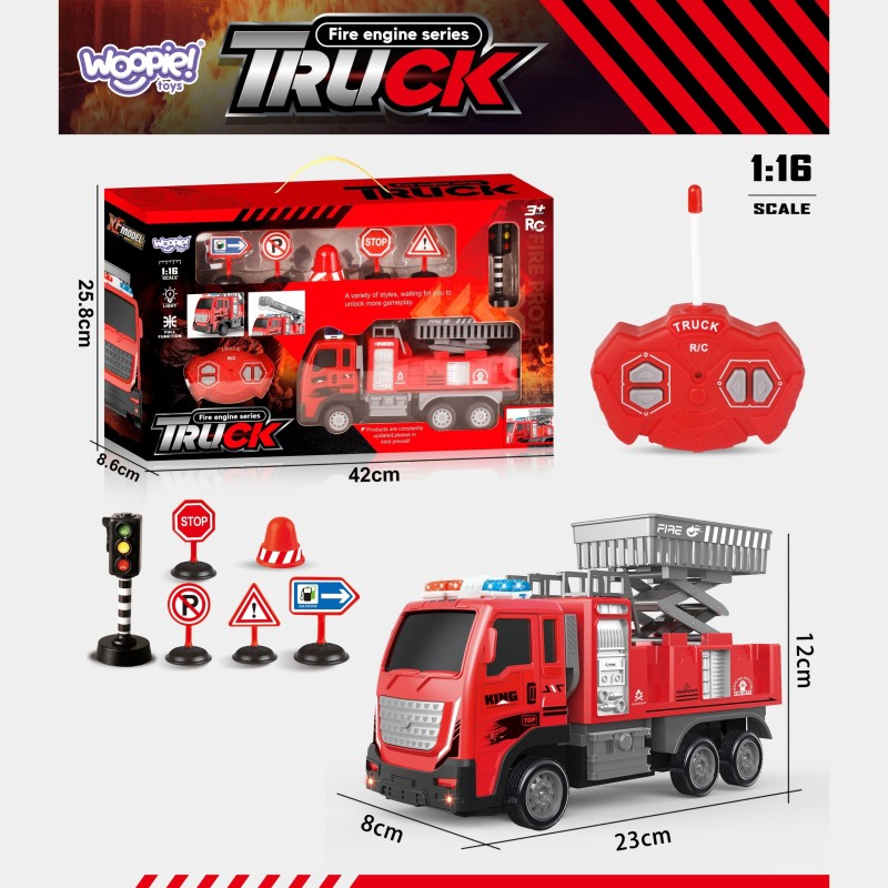 WOOPIE Hasičské Auto na Diaľkové Ovládanie