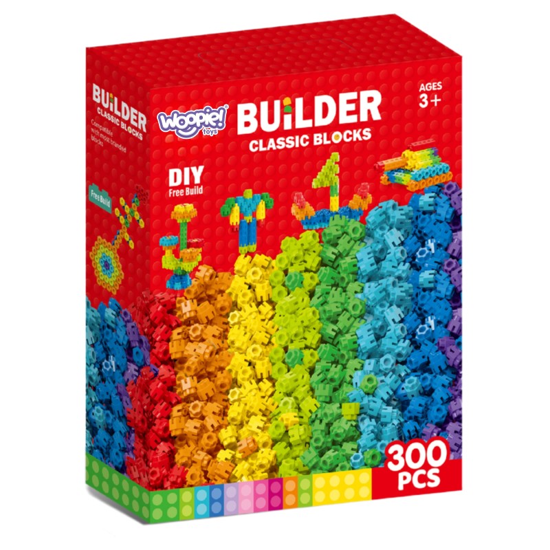 WOOPIE Kreatívna Konštrukčná Stavebnica 300 ks.