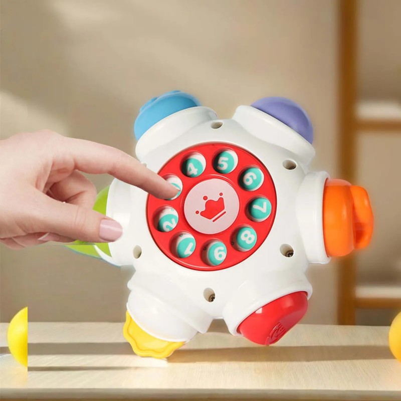 WOOPIE BABY Interaktívna Vesmírna Loď - Edukačná Senzorická Kocka 18m+