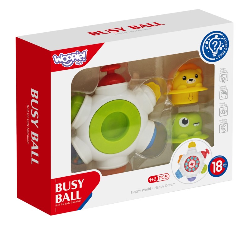 WOOPIE BABY Interaktívna Vesmírna Loď - Edukačná Senzorická Kocka 18m+