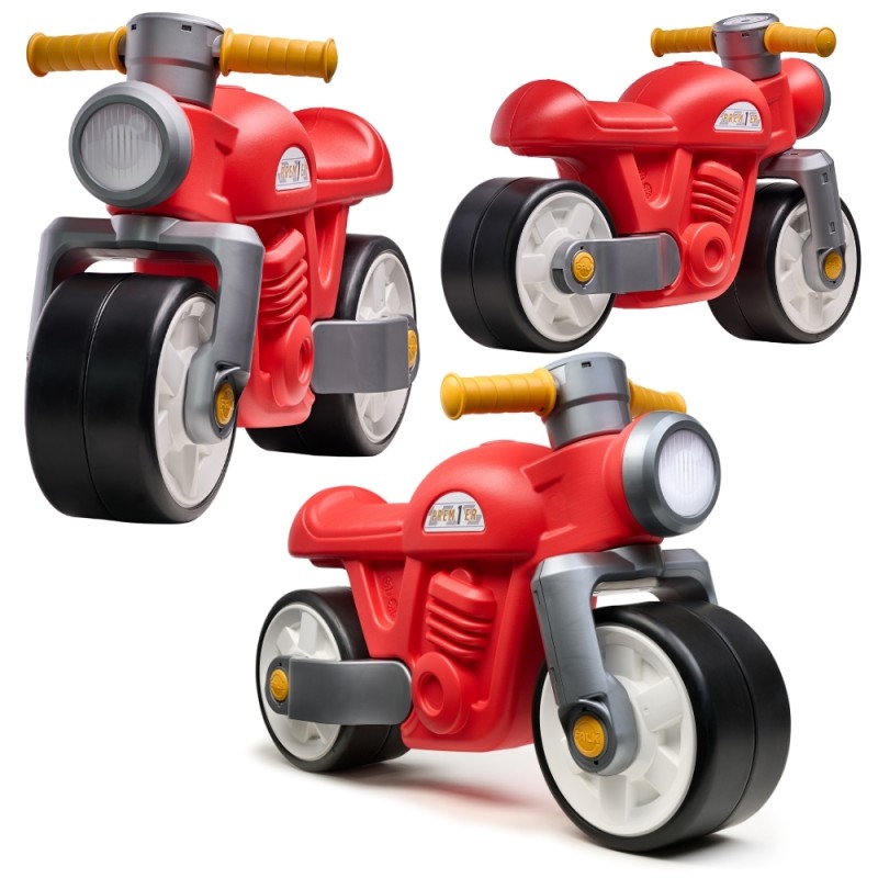 Falk Odrážadlo Prem1er Retro - Červená Motorka 12+