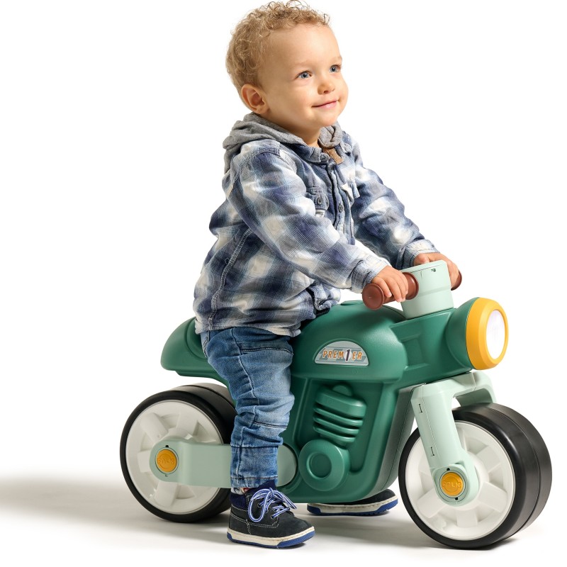 Falk Odrážadlo Prem1er Retro - Zelená Motorka 12+